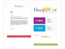 Branding &amp; Stationery for 'Fizzy Face Children's Entertainment'