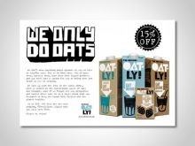 Advert and Press Ad design for Oatly